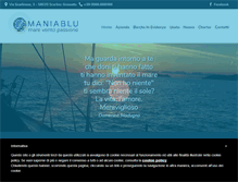 Tablet Screenshot of maniablu.it